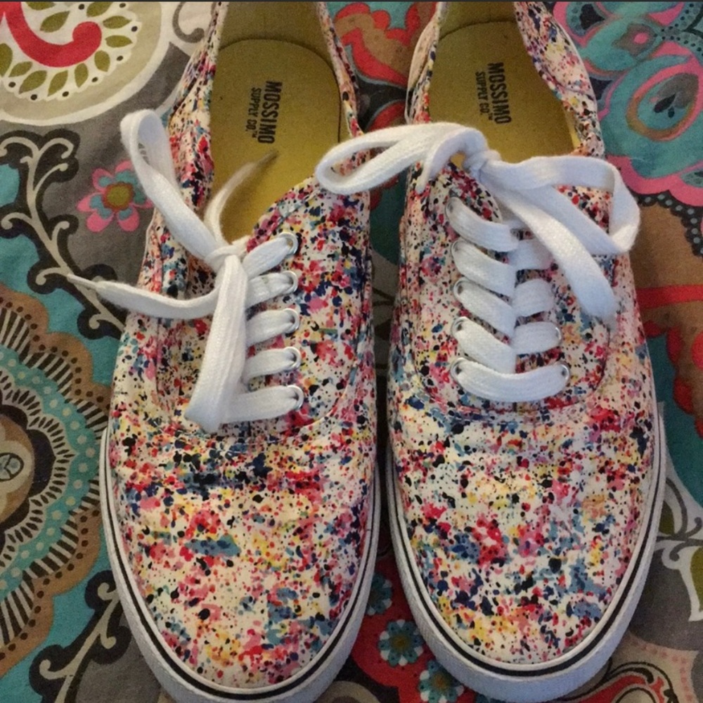 Mossimo PAINTED SNEAKERS NEW! SZ 9